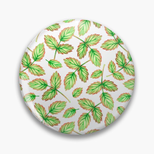 Item preview, Green leaf pattern. Watercolor drawing. designed and sold by Trilisti.