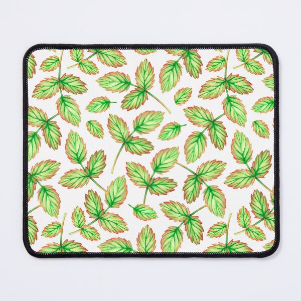 Item preview, Green leaf pattern. Watercolor drawing. designed and sold by Trilisti.