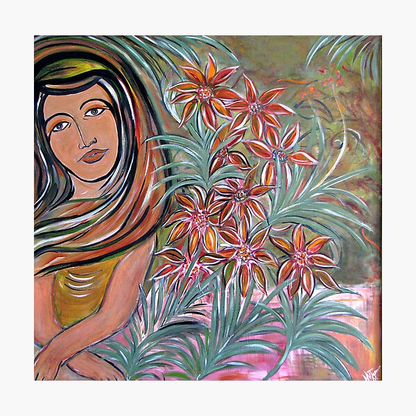 by the orchids garden Photographic Print
