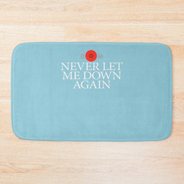 Item preview, Never Let Me Down Again DM White logo Essential T-Shirt designed and sold by ErikBuchholz.