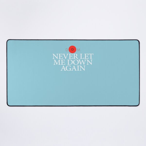 Item preview, Never Let Me Down Again DM White logo Essential T-Shirt designed and sold by ErikBuchholz.