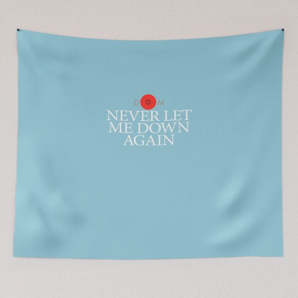 Item preview, Never Let Me Down Again DM White logo Essential T-Shirt designed and sold by ErikBuchholz.