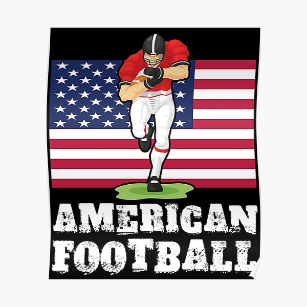 Personalized American Football Caricature T-shirt Custom 