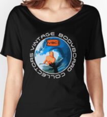 Camiseta ancha para mujer Colectores Vintage Bodyboard - Diseño 2