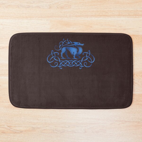 Item preview, Pictish Dragon_Blue Essential T-Shirt designed and sold by saschalengle.