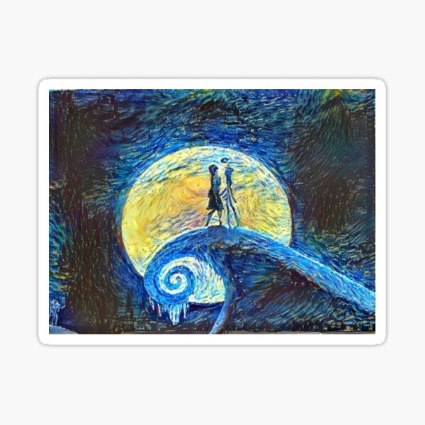 Artikel-Vorschau von Jack und Sally's Sternennacht, designt und verkauft von Shannon Doney.