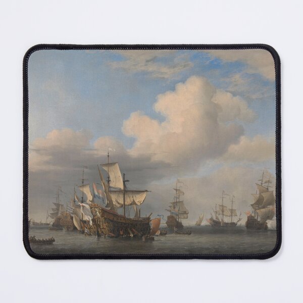 Item preview, Scene from the Four Days Battle in 1666 designed and sold by OneFunnyDesign.