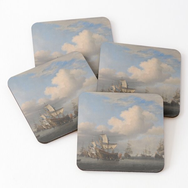 Item preview, Scene from the Four Days Battle in 1666 designed and sold by OneFunnyDesign.