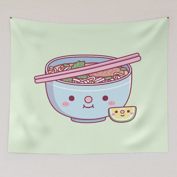 Item preview, Cute Pho And Lime Doodle designed and sold by rustydoodle.