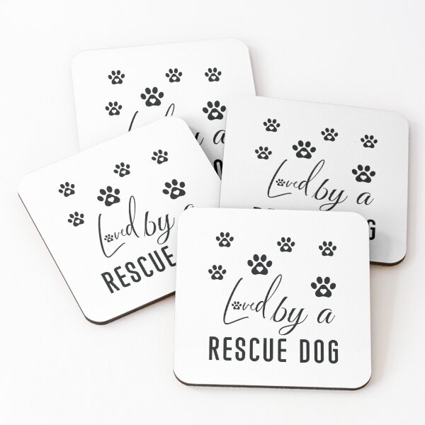 Item preview, Loved by a Rescue Dog,Dog Lover Gift designed and sold by Designista436.