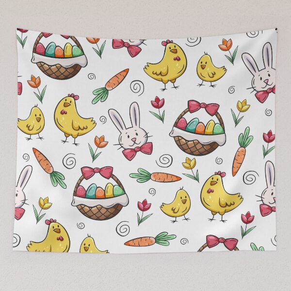 Item preview, Happy Easter Doodles designed and sold by Vector Scout Lab.