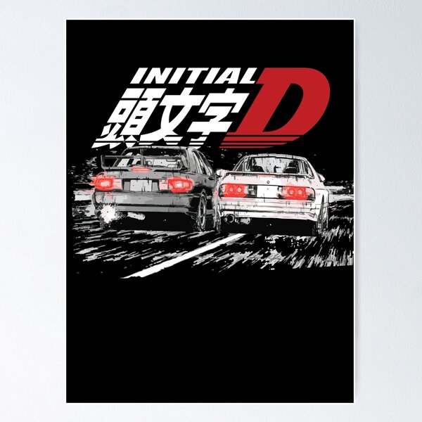 Item preview, Initial D - Mountain Drift Racing Tandem  Takahashi FC vs Kyoichi Sudo EVO eMPIRE designed and sold by cowtownCOWBOY.
