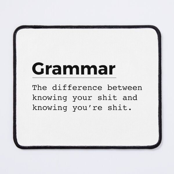 Item preview, Grammar the difference between knowing your shit coffee mug designed and sold by DesDirect Store.