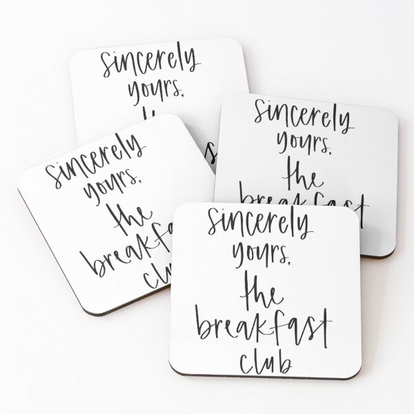 Item preview, Sincerely Yours, The Breakfast Club designed and sold by knrcalligraphy.