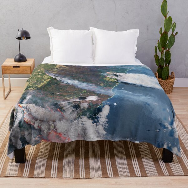 Item preview, Smoke and flames in Australia captured from space designed and sold by Raureif.