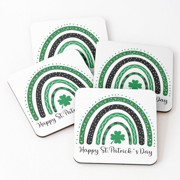 Item preview, Happy st patricks day shamrock rainbow irish birthday green st patricks day coffee mug designed and sold by DesDirect Store.