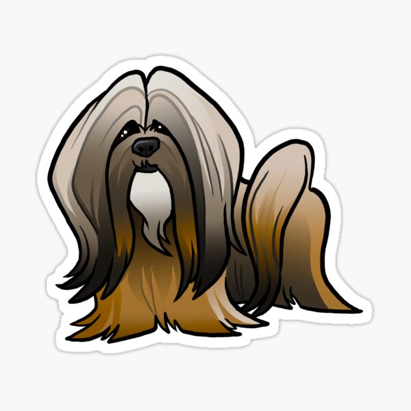 Lhasa Apso Sticker