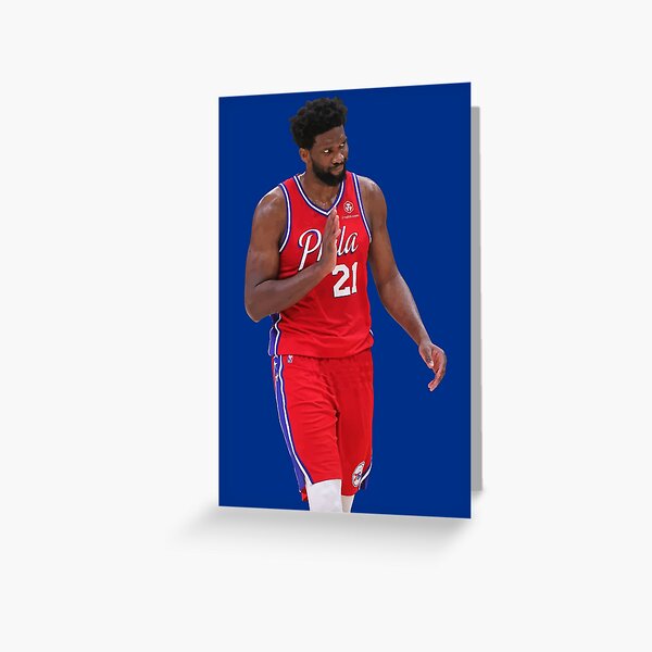 Joel Embiid 76ers Jersey Greeting Card for Sale by