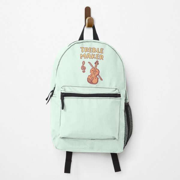 Item preview, Cute Violin, Treble Maker Music Pun designed and sold by rustydoodle.