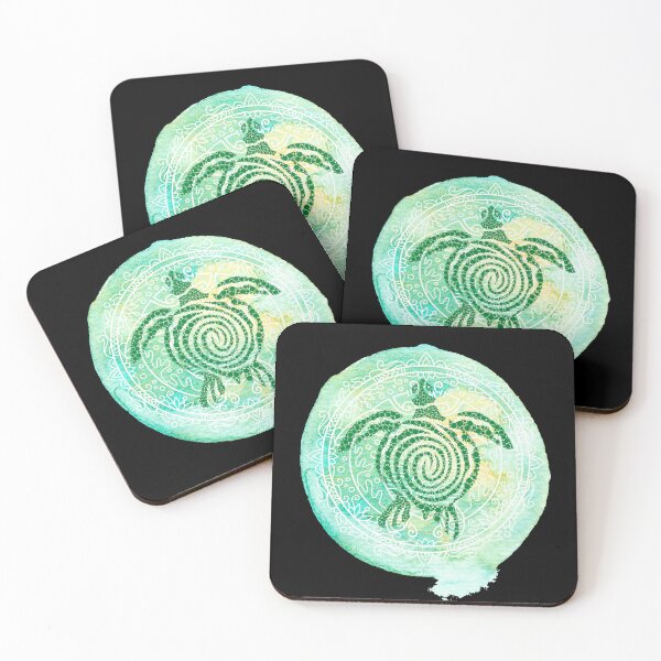 Item preview, Green Turtle Mandala designed and sold by foxcreative.