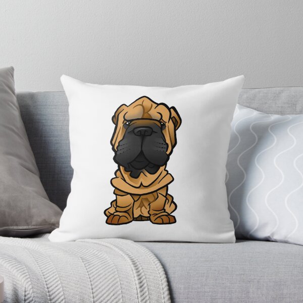 Shar Pei Throw Pillow
