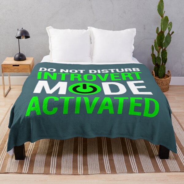 Item preview, Funny Do Not Disturb Introvert Mode designed and sold by UchiaSui.