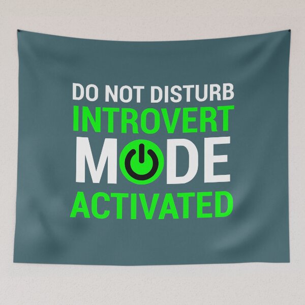 Item preview, Funny Do Not Disturb Introvert Mode designed and sold by UchiaSui.