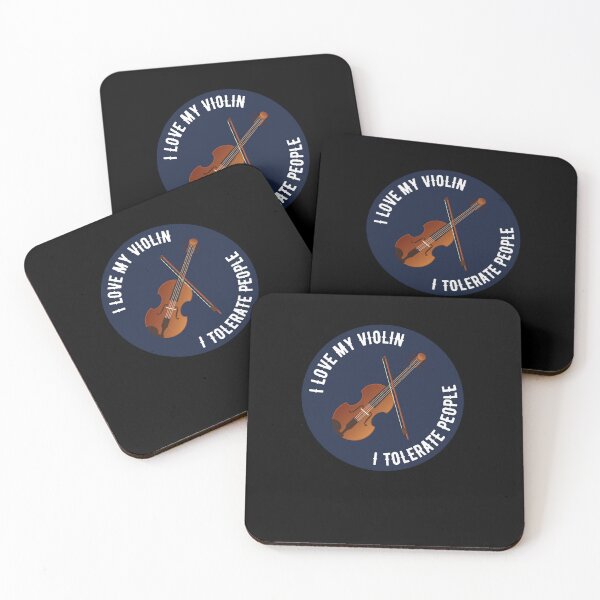 Item preview, I Love My Violin, I Tolerate People designed and sold by Peter Stawicki.