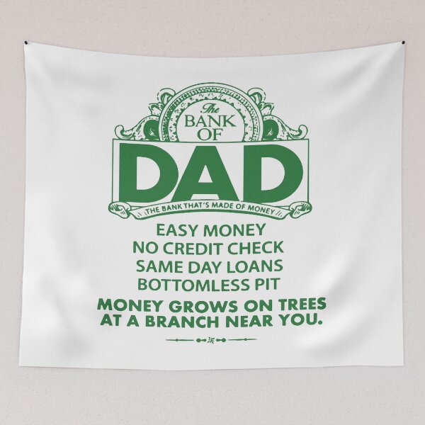 Item preview, Funny Men s Dad Daddy The Bank Of Dad Fathers Day designed and sold by UchiaSui.