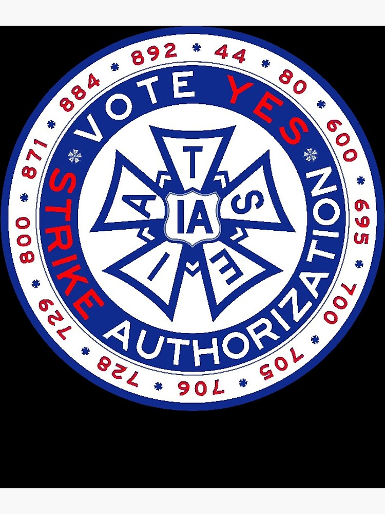 Iatse Vote Yes Strike Authorization Poster By Paul Emm Redbubble 3363