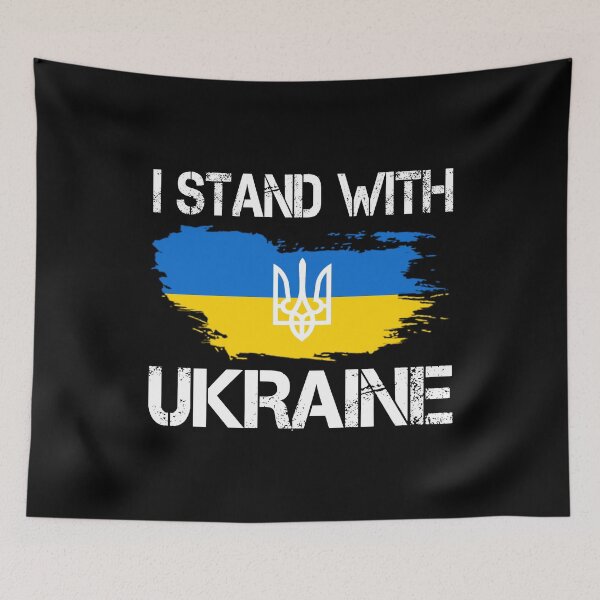 Item preview, I Stand With Ukraine Flag designed and sold by NatureFex25.