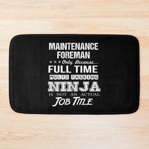 Item preview, Maintenance Foreman T Shirt - Multitasking Ninja Job Gift Item Tee designed and sold by watkinsmat.