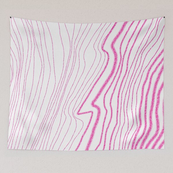 Item preview, Pencil Lines Hot Pink designed and sold by KennyLucky.