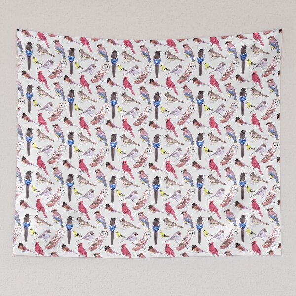 Item preview, Wild birds in watercolor: bird watchers, bird lovers, birds in nature designed and sold by Becky Hunter.