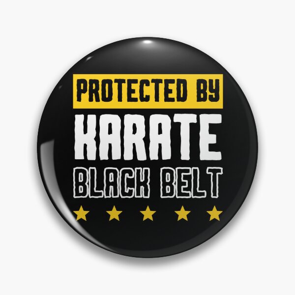 Item preview, Protected by Karate Black Belt designed and sold by 9N20.