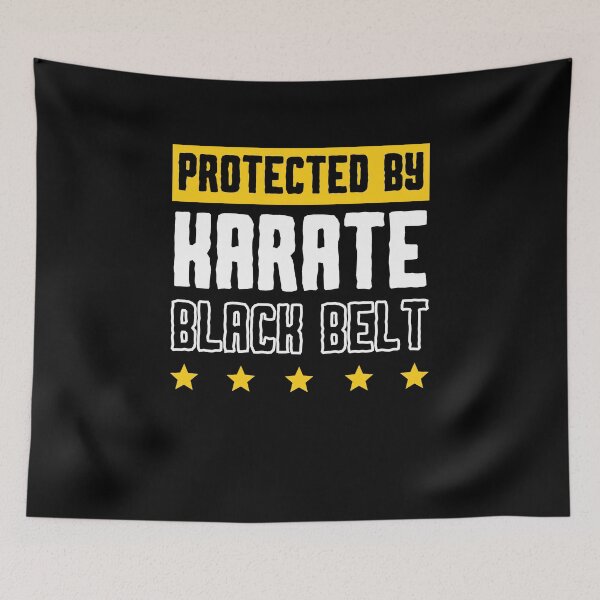 Item preview, Protected by Karate Black Belt designed and sold by 9N20.