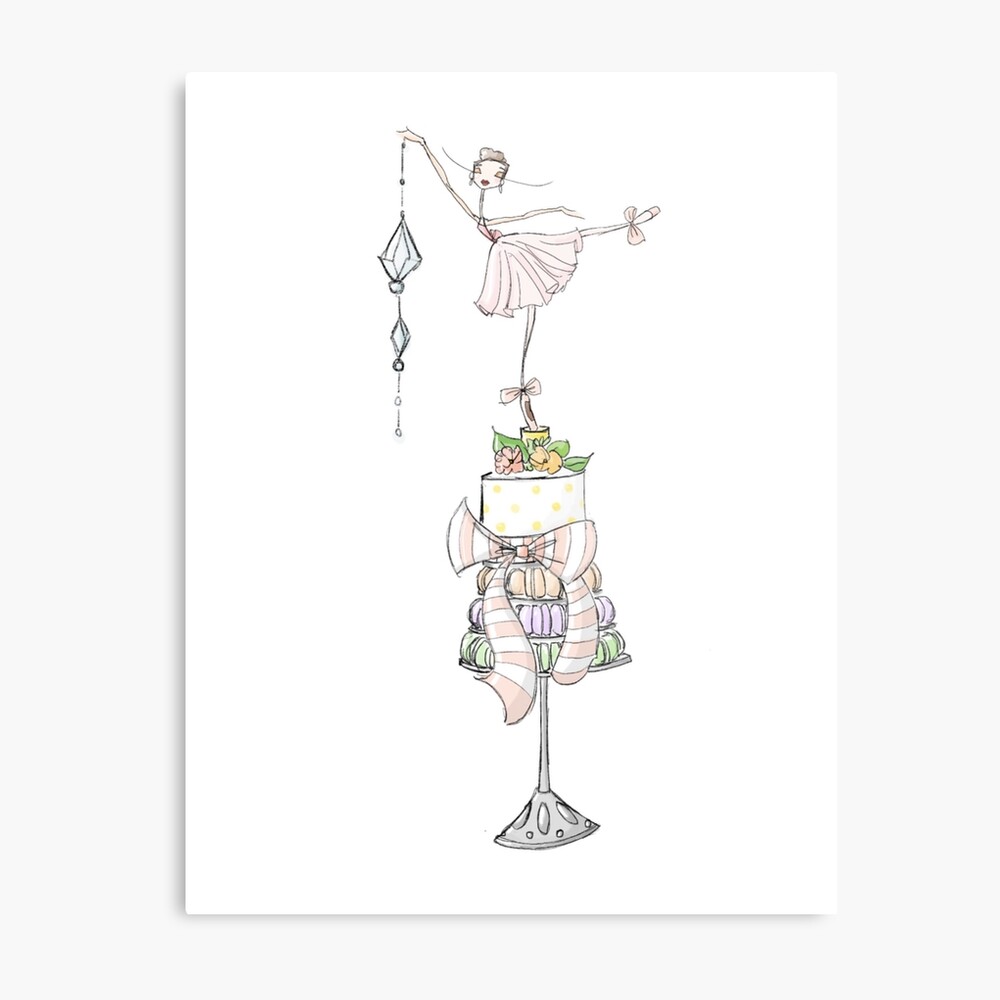 Impression Sur Toile Joyeux Anniversaire Ballet Card Par Balleteducation Redbubble