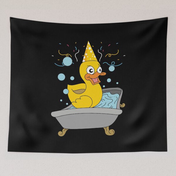Item preview, Duckling Bath Duck Birthday Party Funny Rubber Duck designed and sold by bestshirtdesign.