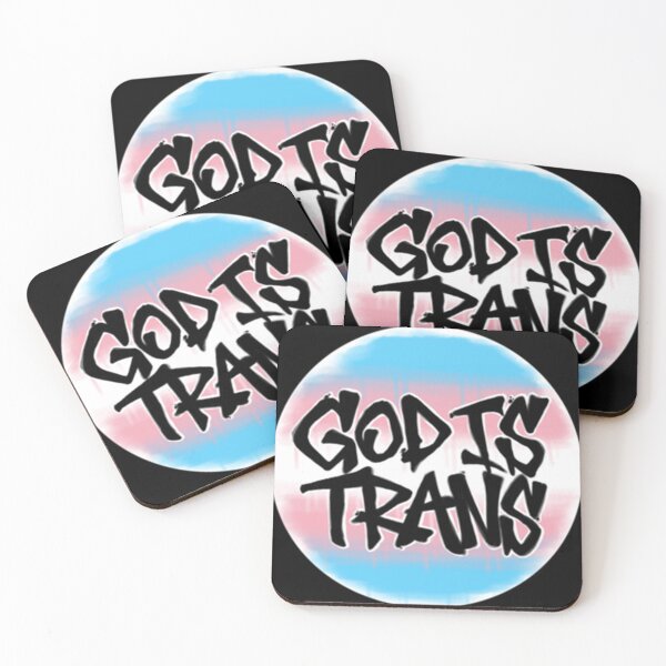 Item preview, God Is Trans (Transgender Flag) Classic . designed and sold by monetmvbamba.