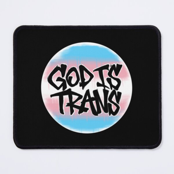 Item preview, God Is Trans (Transgender Flag) Classic . designed and sold by monetmvbamba.