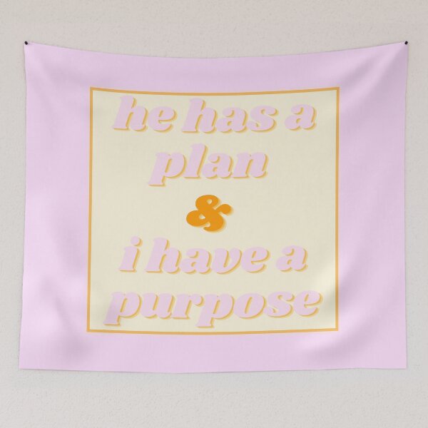 Item preview, He Has A Plan And I Have A Purpose designed and sold by HelloItsNoel.
