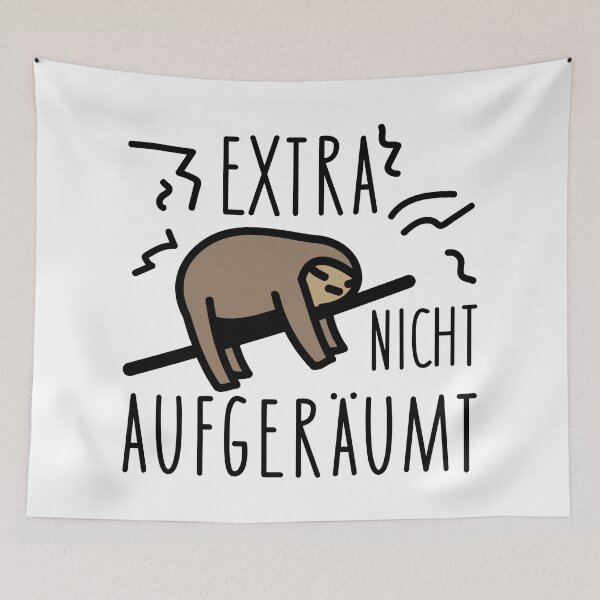 Artikelvorschau, Faultier mit Spruch entworfen und verkauft von spontania.