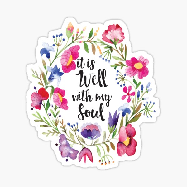 Item preview, It is well with my soul designed and sold by Jandsgraphics.