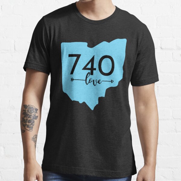 740 Ohio Joe Burrow T shirt Essential T-Shirt for Sale by siroVo