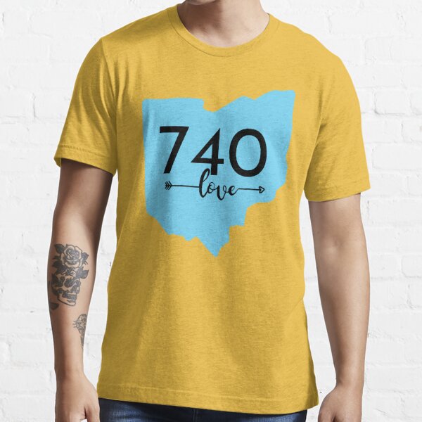 740 Ohio Joe Burrow T shirt Essential T-Shirt for Sale by siroVo