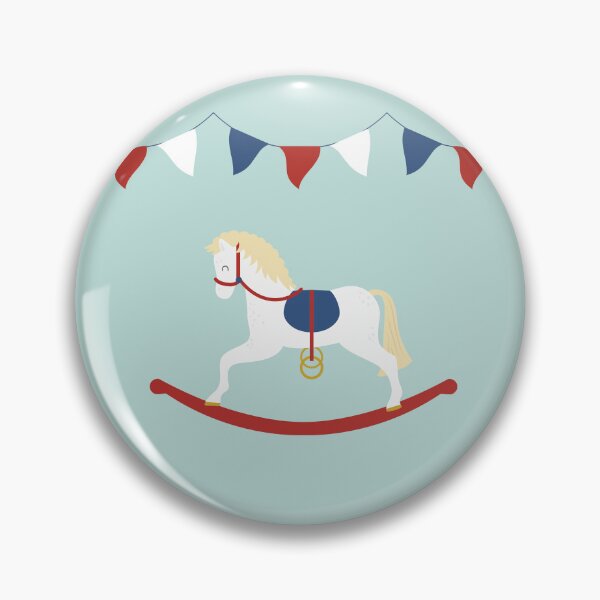 Item preview, Red and Blue Rocking Horse designed and sold by StudioShine.