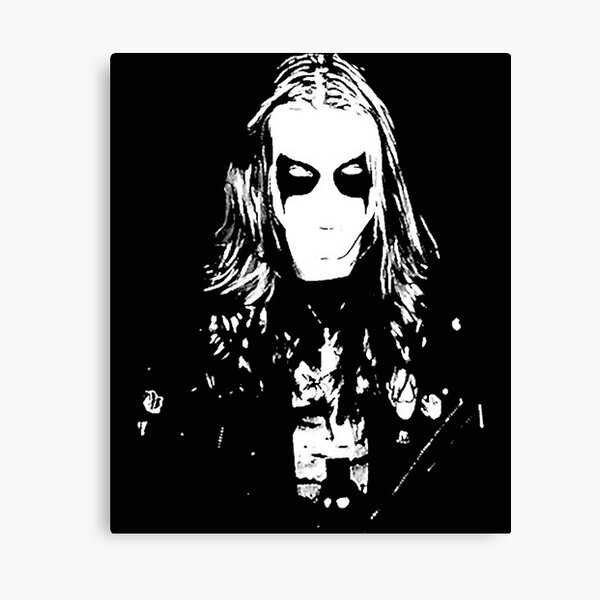 DEAD from MAYHEM, Black Metal Corpse Paint, Photo Canvas