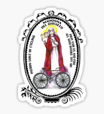 Madonna del Ghisallo Patron Saint of Cycling Sticker