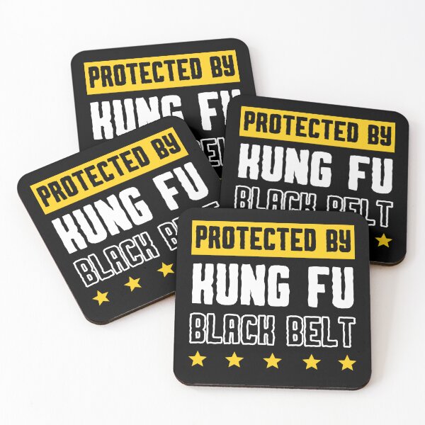Item preview, Protected by Kung Fu Black Belt designed and sold by 9N20.