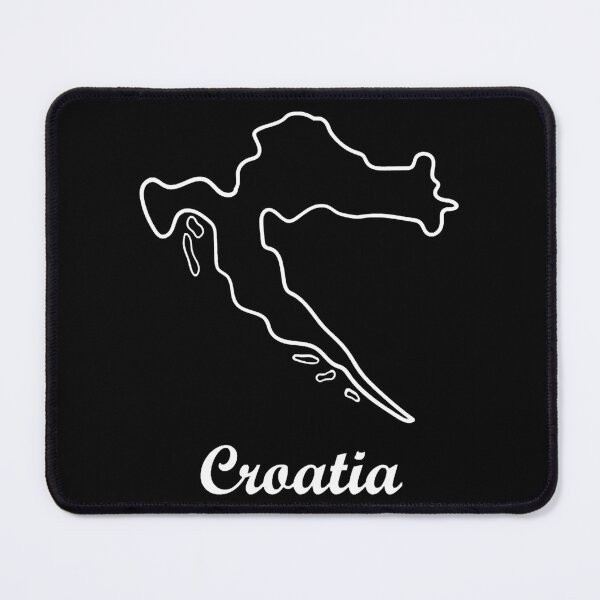 Item preview, Croatia map designed and sold by DamineAsuty.